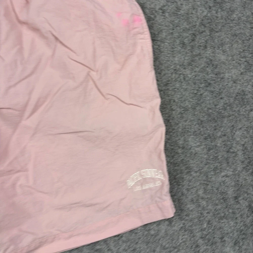 PacSun Swim Trunks Mens Large Pink Los Angeles‎ Graphic Mesh Lined Board Shorts